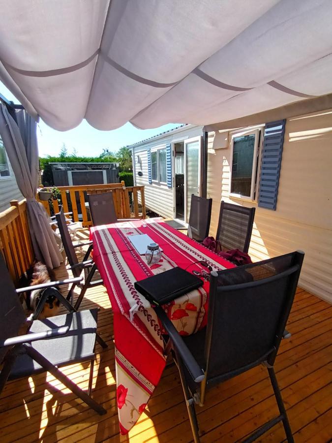 La Chanterie Agréable Mobil-Home Résidentiel Normand Saint-Pair-sur-Mer Exterior foto